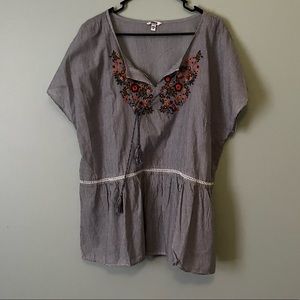 ‼️Sonoma Pin Stripe Blouse